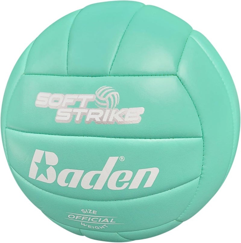 Baden | Soft Strike | Cushioned Synthetic Leather Recreational Volleyball | Indoor/Outdoor for Beginners & Youth | Official Size - Image 2